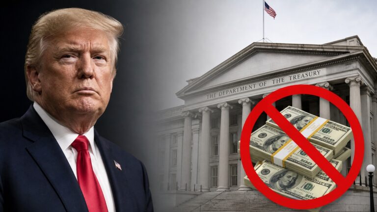 Serious Trump with Treasury Funds Banned-1200